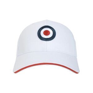 Lambretta Target Baseball Cap / White